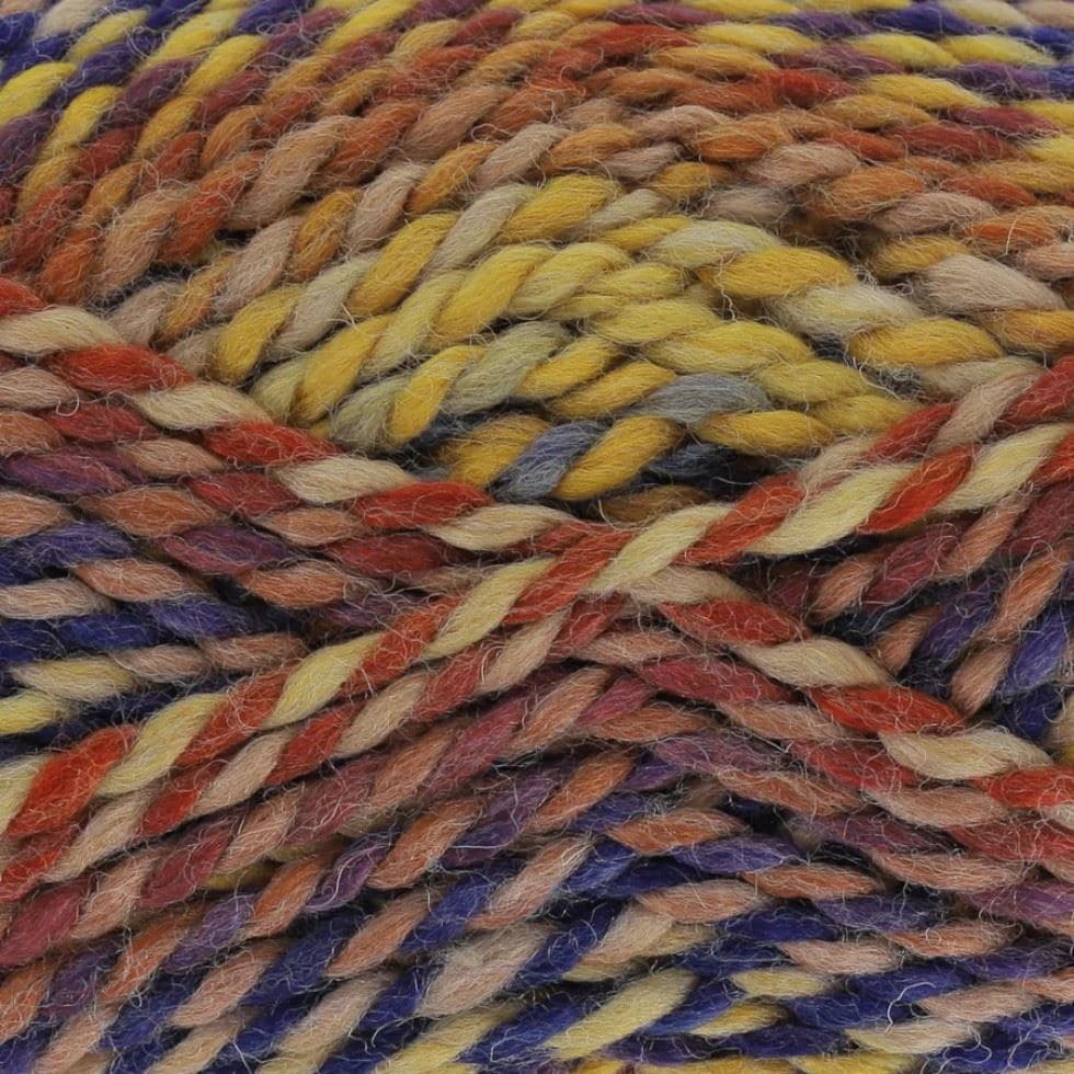 King Cole Multicoloured Explorer Super Chunky Yarn (Value Pack 12 x 100g Balls) For Crochet, Knitting - 80m per ball