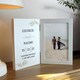 image 6 of Personalised Anniversary Wooden Hinged 6x4 Photo Frame | White | One Size