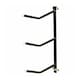 image 1 of Stubbs Removable 3 Poles Saddle Rack - Black - 77cm