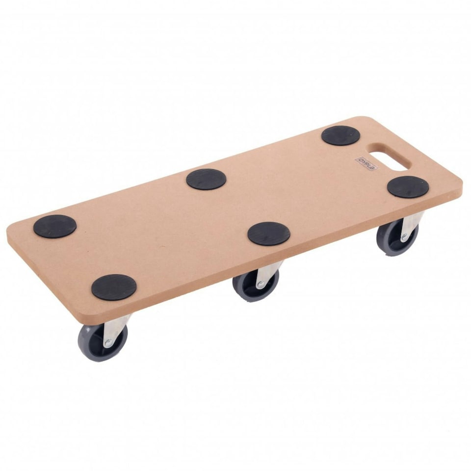 image 1 of Oypla 300kg Wheeled Platform Dolly Furniture Transport Roller Trolley