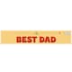 image 2 of Toblerone Best Dad Milk Chocolate Gift Bar 340g