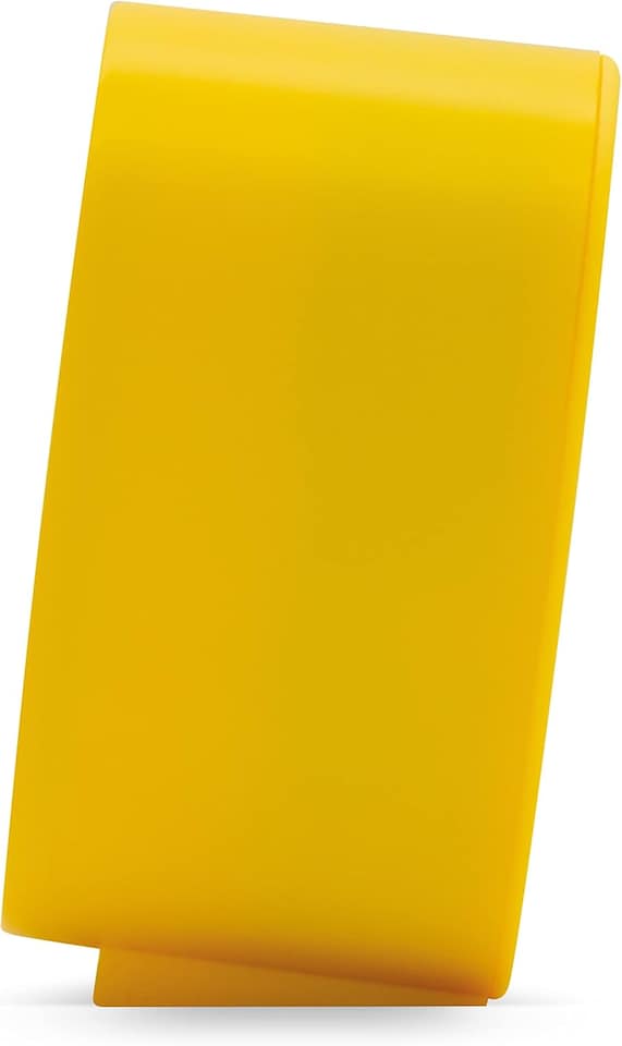 image 1 of Acctim Robyn Mini Bedside Alarm Clock | Yellow | Daisy