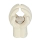 image 3 of Something Different Praying Hands Tealight Holder - White - One Size