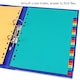 image 5 of A4 Coloured Plastic 31 Part Tabbed Index Dividers - File