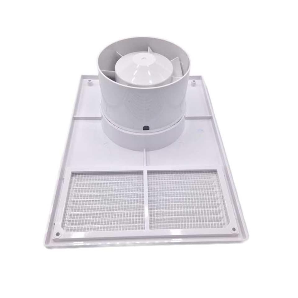 image 1 of 100mm Extractor Fan with Ventilation Grille Bathroom Ventilator Air Exhaust