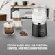 image 2 of CASO Design CappuLatte Electric Milk Frother with 5 Functions, Hot Chocolate Maker with Glass Jug - 400ml Capacity