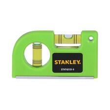 Stanley Hand Tools Magnetic Hi-vis Pocket Level - Multi Colour - One Size