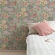 image 2 of Grandeco Wild Flowers Wallpaper - Pink/Blue - 10m x 53cm Pink