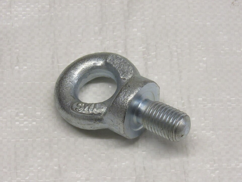 Threaded Collar Lifting Eyebolt M12 (12MM Collared Eye Bolt Zinc Plated 0.4T)