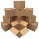 image 1 of 25 x Single Wall 12 x 9 x 6" (305x229x152mm) Strong Cardboard Shipping Boxes For House Moving & Storage Brown