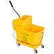 image 6 of HOMCOM 20L Compact Mop Bucket with Wringer on Wheels Yellow