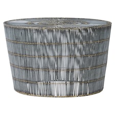 Elegant Design Natural Wireframe Side Table, Versatile Side Table For Livingroom, Functional Bedside Table Grey