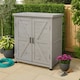 image 7 of Small Garden Wooden Storage Shed Grey