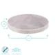image 4 of Argon Tableware 12pc Marble Placemats & Round Coasters Set - White White