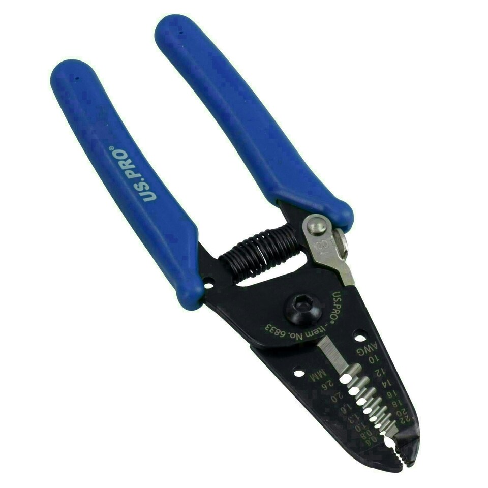 image 1 of 6in Mini Hand Held Electrical Wire Strippers Cutters for Wire 0.6mm - 2.6mm
