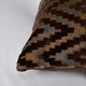 image 3 of BHS Cut Velvet Cushion, Beige Brown | Latte