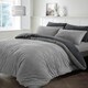 image 1 of Velosso Plush Corduroy Teddy Fluffy and Warm Fleece Duvet Cover Set Silver | Silver | King