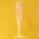 image 1 of Clear Plastic Champagne Tulip Flutes 100ml - Pack of 100