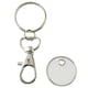 image 2 of Rory Trolley Coin Shopping Trolley Keyring - White - One Size