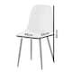 image 4 of Luxe Dining Chair 4pc Heavenly Pink Black Powder Legs Pink