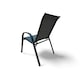 image 4 of Grey Stacking Garden Dining Chairs - 6 Chairs