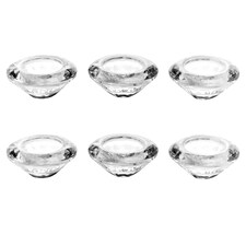 Glass Tealight Holders | Clear | 6