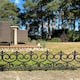 image 2 of Fleur de Lys Black Plastic Garden Lawn Edging (60cm x 32cm) - 5 Panels
