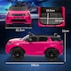 image 7 of AIYAPLAY Licensed Land Rover, Kids Electric Car w/ Remote, Music, Pink