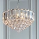 image 2 of Fargo 3 Light Ceiling 39cm Pendant Chrome, Clear Acrylic, E14