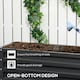 image 4 of Outsunny 2 Tier Galvanised Raised Garden Bed Planter Box Open Bottom