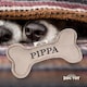 image 2 of History & Heraldry Pre-Personalised Squeaky Bone Dog Toy - Pippa