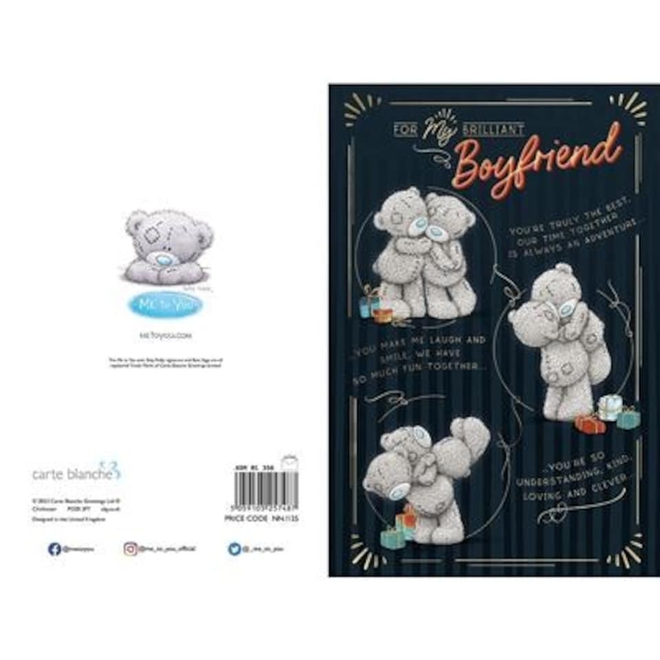 image 1 of Bears with Gifts Storyboard Boyfriend Birthday Card