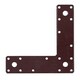 image 3 of Angle Corner Bracket L-Shape Brace Fastener Plate 150 x 150 x 37mm Joist 20PK