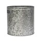 image 2 of Indoor Christmas Tree Bucket with Star in Galvanised Steel