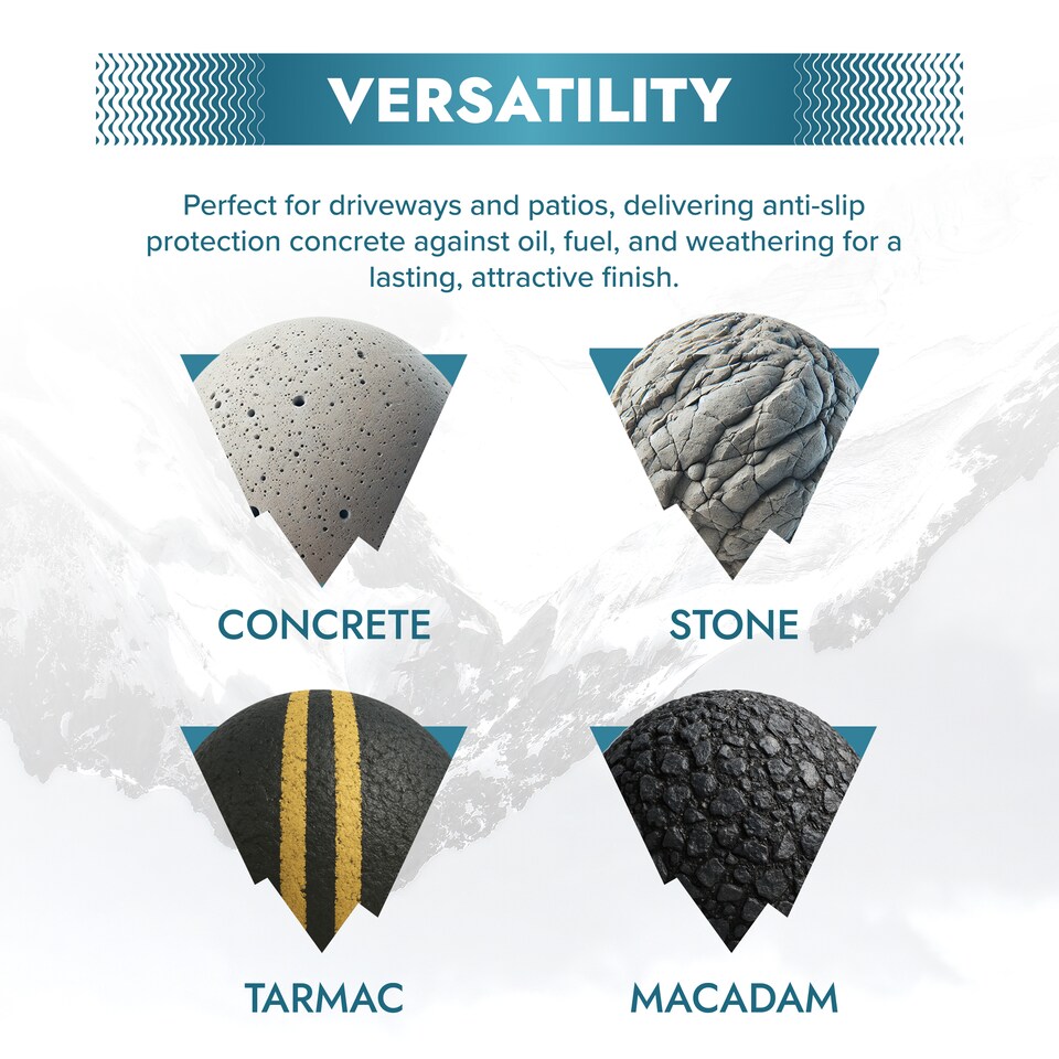 image 1 of Polar Concrete Stain Durable Slip Resistant Solvent Free | Grey | Mid Grey | 5 litre