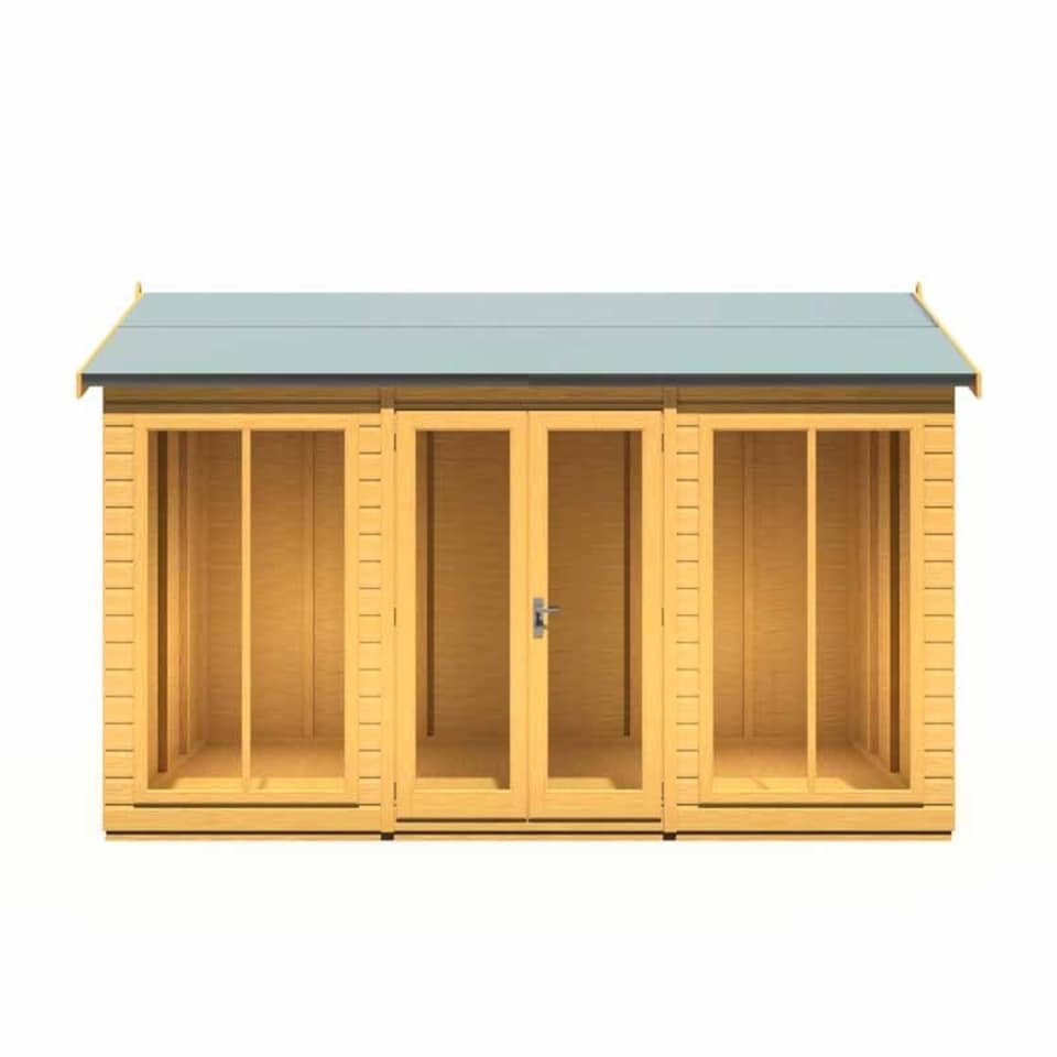 image 1 of Mayfield 12 x 6 Summerhouse - Wood - L199 x W371.4 x H241.5 cm Brown