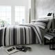 image 1 of Simply Stripes Duvet Cover Set - Super King - Charcoal