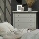 image 6 of Como Grey, 4 Drawer Chest Grey