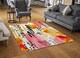 image 2 of Abstract Fall Seamless Pattern In Bright Autumn Colours Designer Rug | Multi