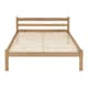 image 3 of Panama 4 Feet 6 Inches Bed Frame - L198 x W144 x H77 cm - Natural Wax