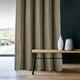 image 7 of Sundour Amberley Eyelet Curtains Brown 66x72" Brown