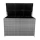 image 3 of Rattan Cushion Storage Box 996L - Grey
