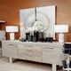 image 2 of Interiors by Premier Black Small Planter With Silver Finish Base Black