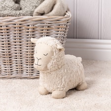 Paoletti Sheep Boucle Fleece Novelty  Door Stop