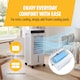 image 3 of Air Cooler - 7 L Water Tank - 3 Speed Settings - 65W - Tristar AT-5469BS