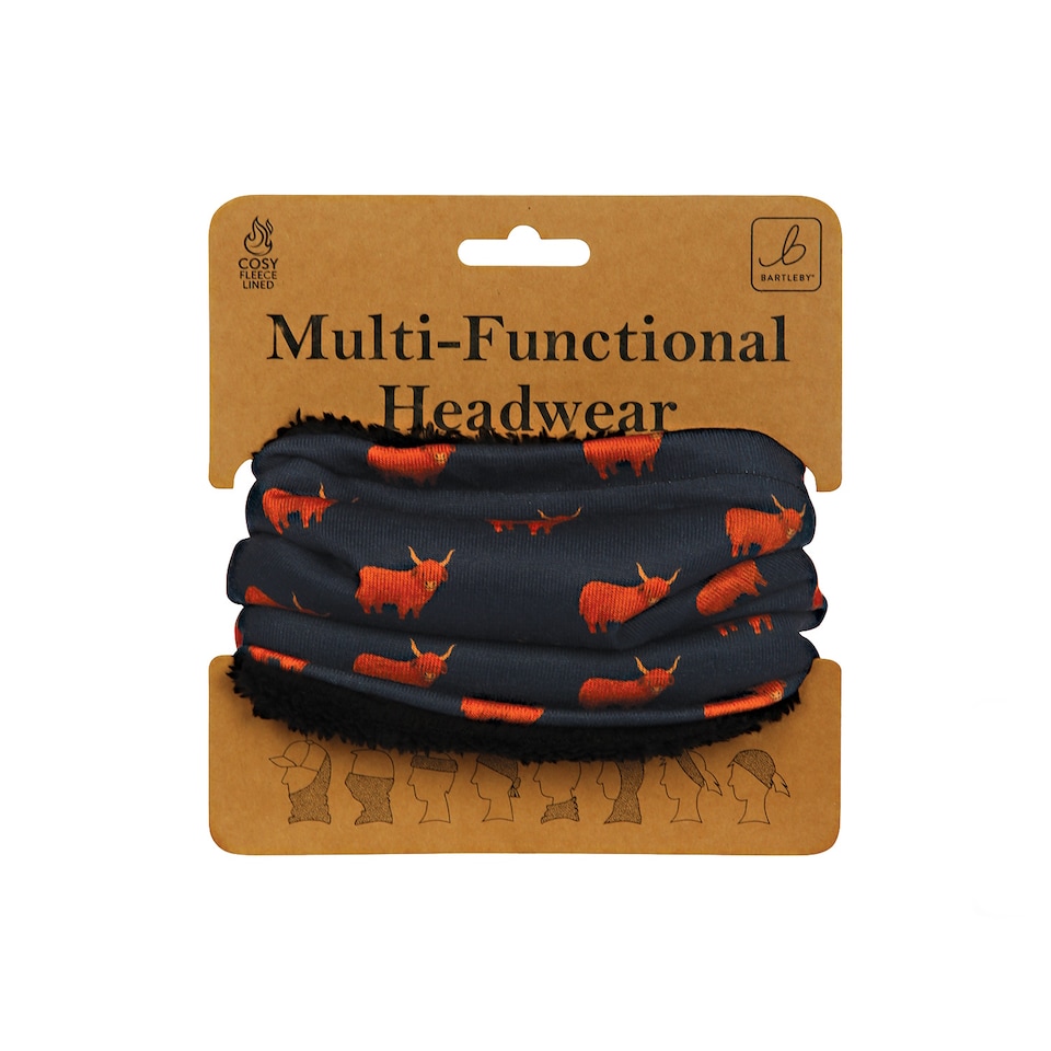 Bartleby Multifunctional Fleece Lined Snood Headwear Hardy Highlands