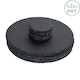 image 1 of Argon Tableware 12 Piece Round Slate Placemats & Coasters Set Grey
