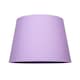 image 1 of Traditional 8 Inch Soft Lilac Linen Drum Table-Pendant Lamp Shade 40w Maximum | Purple
