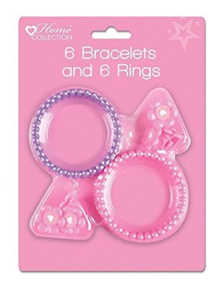 image 1 of Pack of 6 Bracelet and 6 Rings - Princess