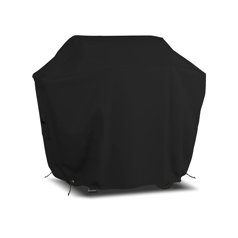 image 1 of Covers&All BBQ Grill Cover, 12 Oz Waterproof UV & Weather Resistant, Outdoor Cover with Air Vents, 70 in x 70 Inch, Black